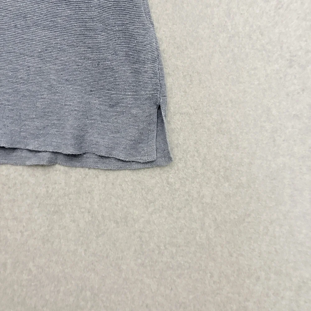 Eileen Fisher Womens Linen Sweater Size 2X Blue‎ Sustainable Beachy Lightweight
